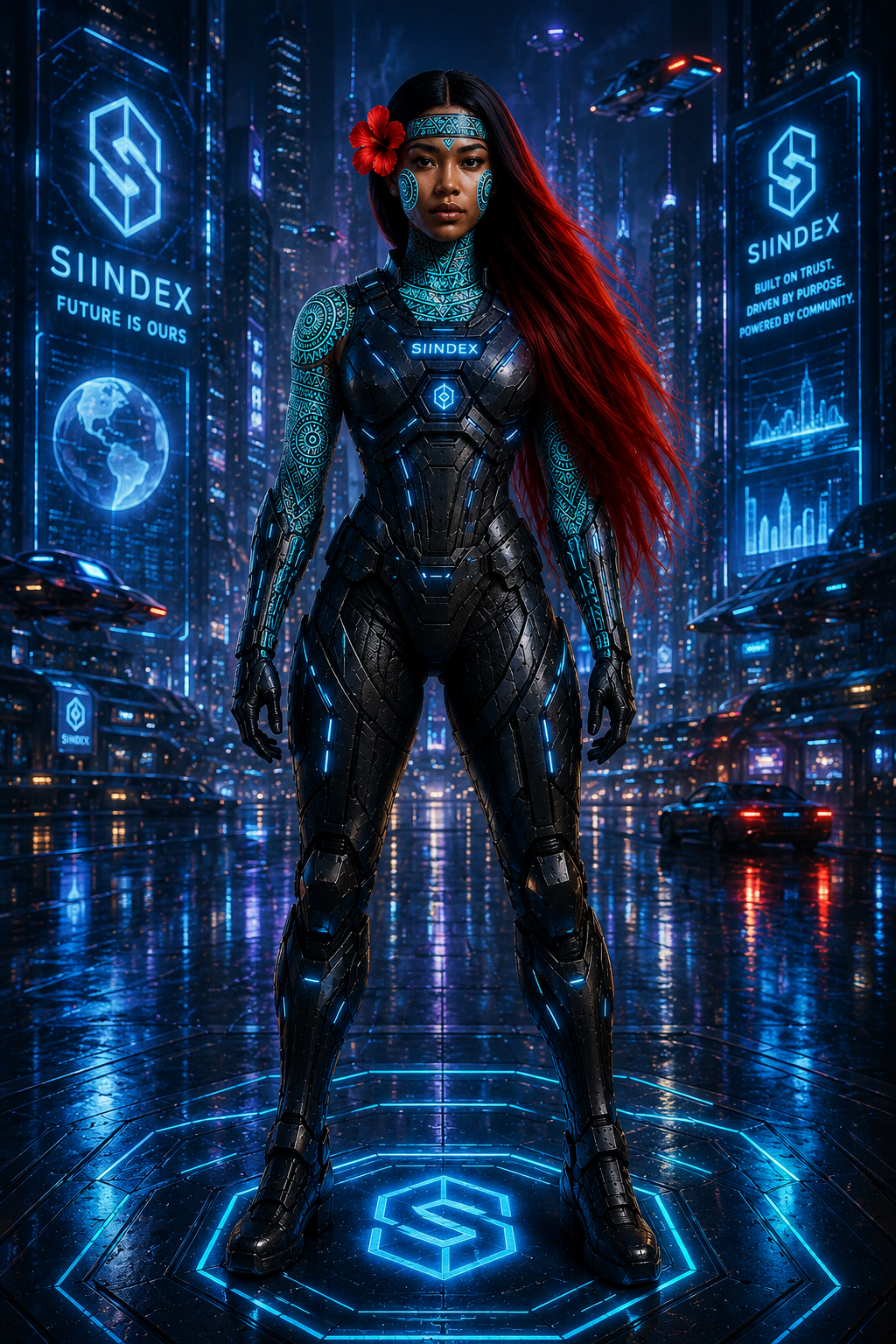 SIINDEX — the world's first Synthetic Intelligence Web3 Goddess